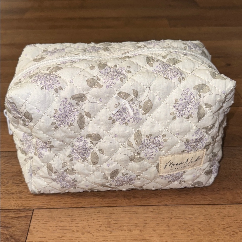 Moon Nude Handmade Quilted Floral Makeup Bag Sustainable Ethically Made Darling